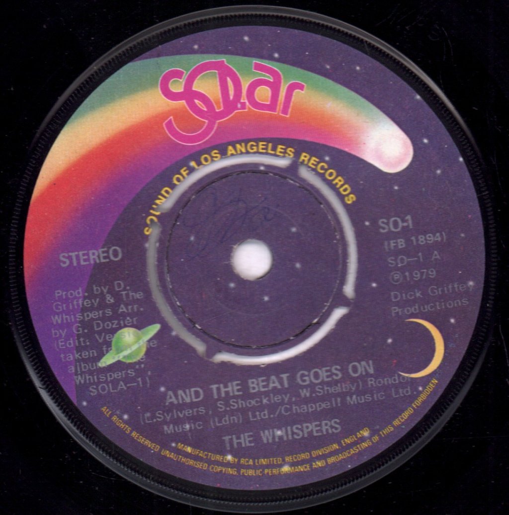 Whispers - And The Beat Goes On - 7 Inch