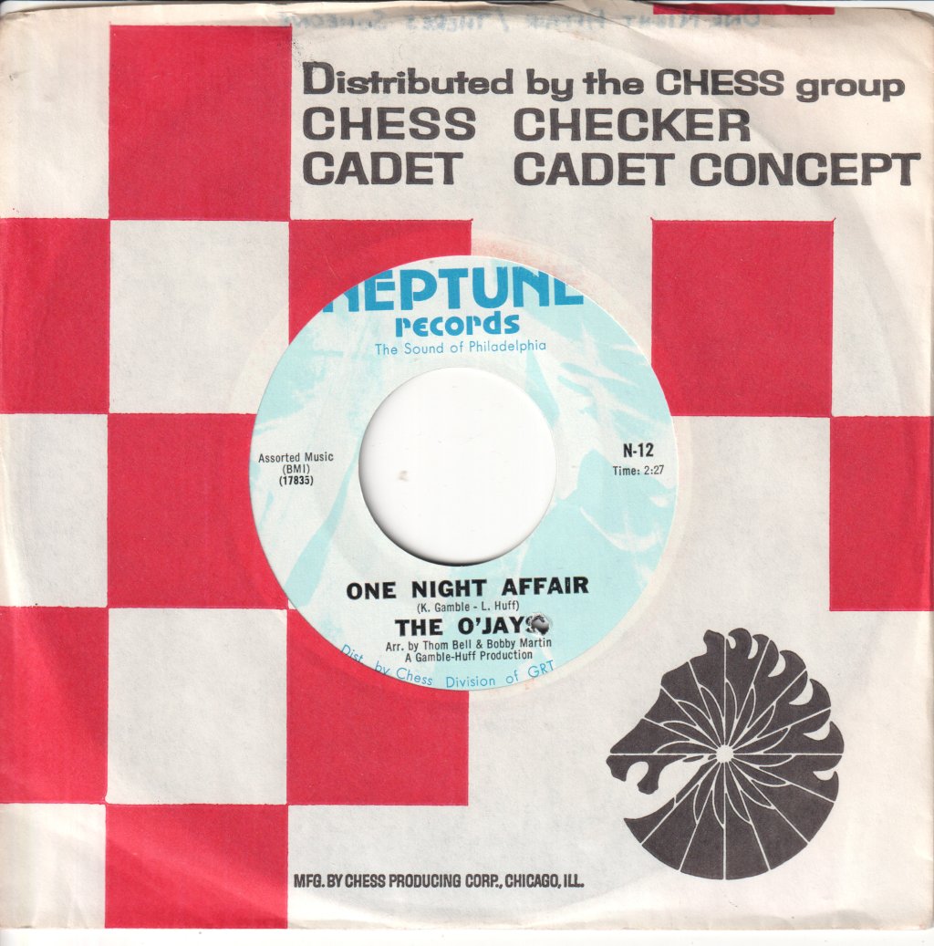 O'Jays - One Night Affair - 7 Inch