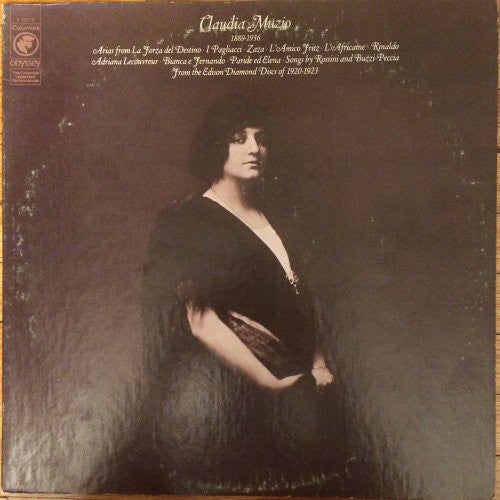 Claudia Muzio - Arias From La Forza Del Destino / I Pagliacci / Zaza / L'Amico Fritz - Lp