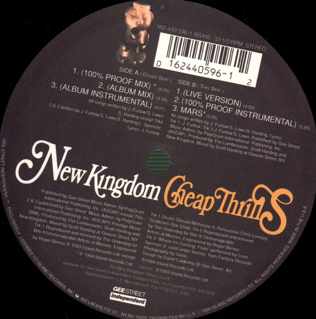 New Kingdom - Cheap Thrills - 12 Inch