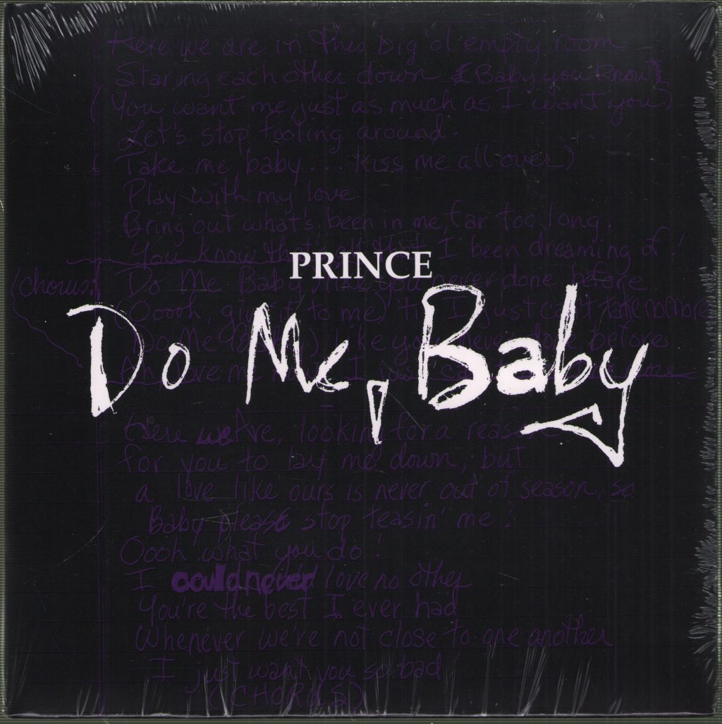 Prince - Do Me, Baby - 7 Inch
