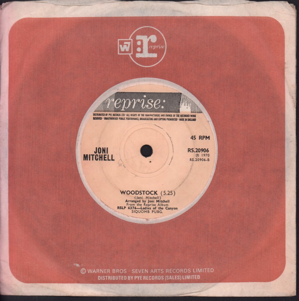 Joni Mitchell - Big Yellow Taxi - 7 Inch