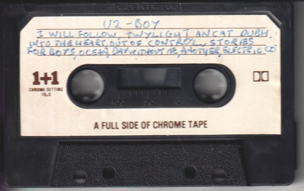 U2 - October - Cassette