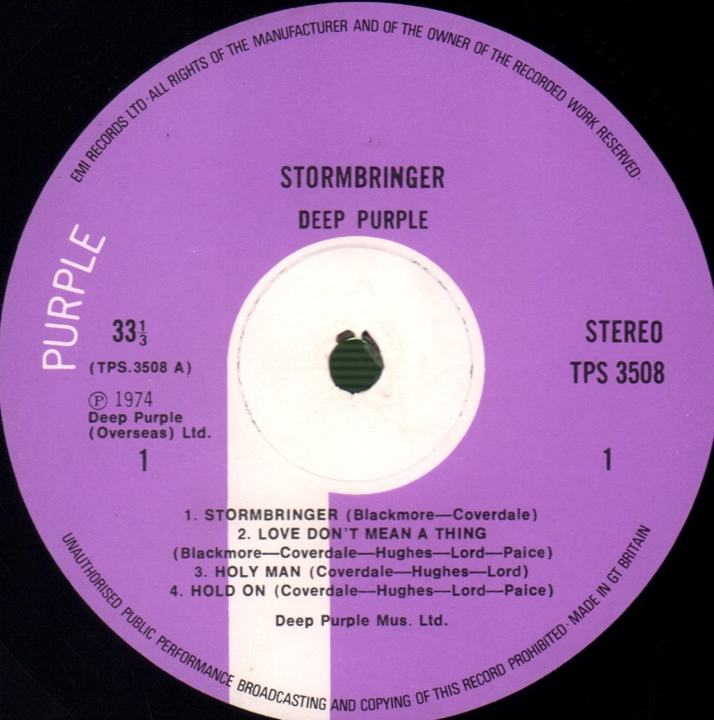 Deep Purple - Stormbringer - Lp