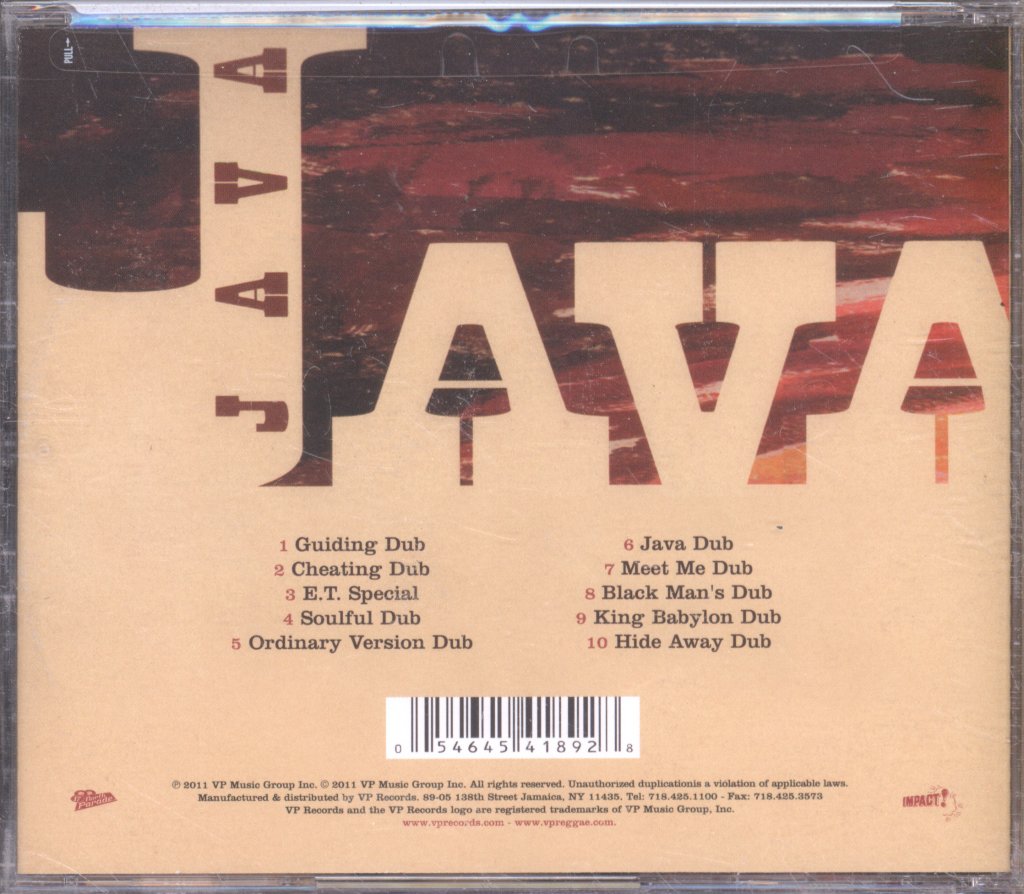 Impact All Stars - Java Java Java Java (Dub Instrumental) - Cd