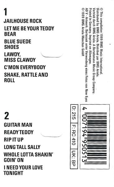 Elvis Presley - Jailhouse Rock - Cassette