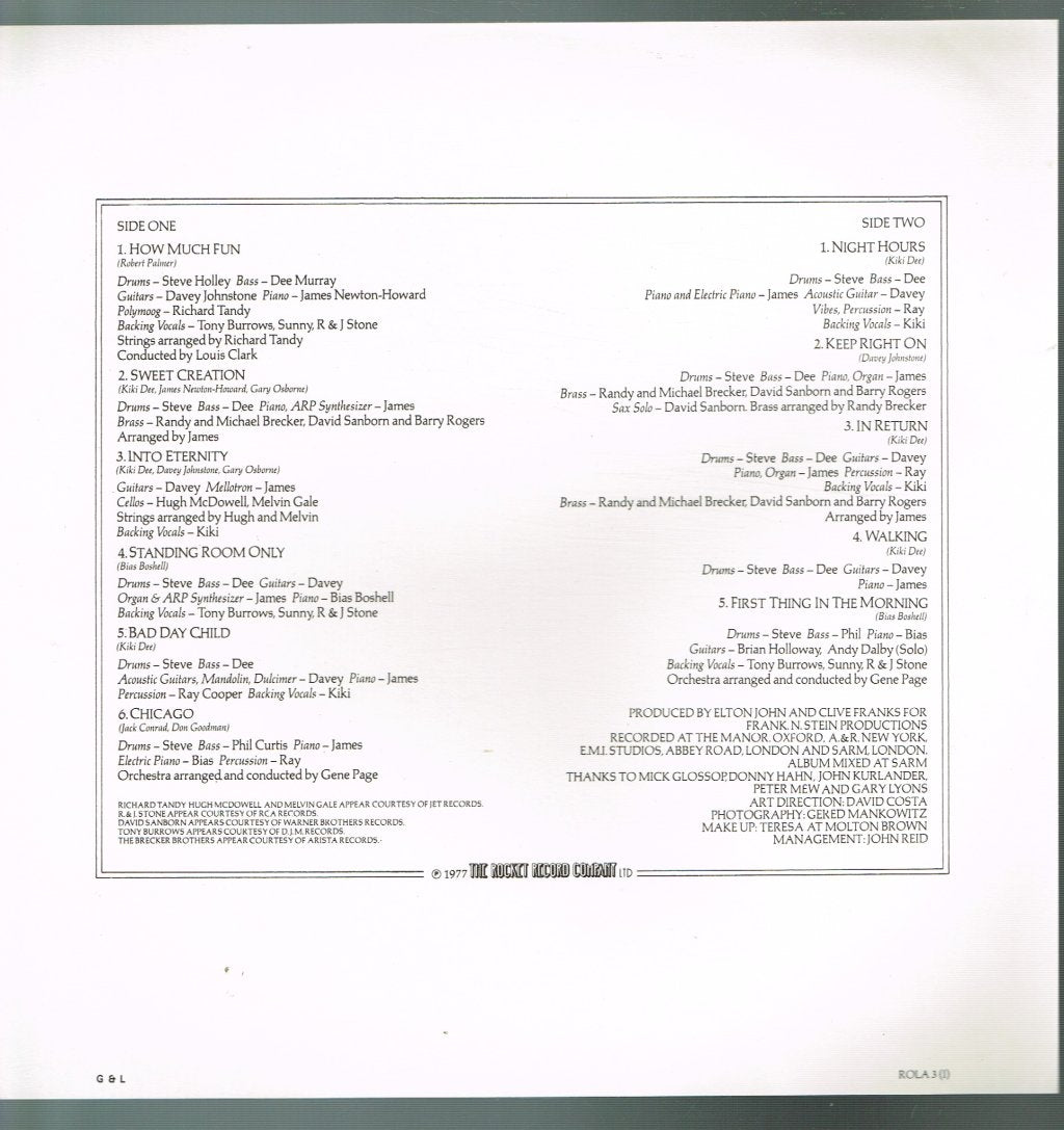 Kiki Dee - Kiki Dee - Lp