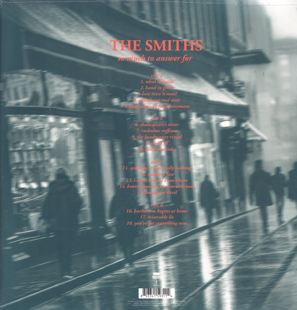 Smiths - So Much To Answer For - Double Lp