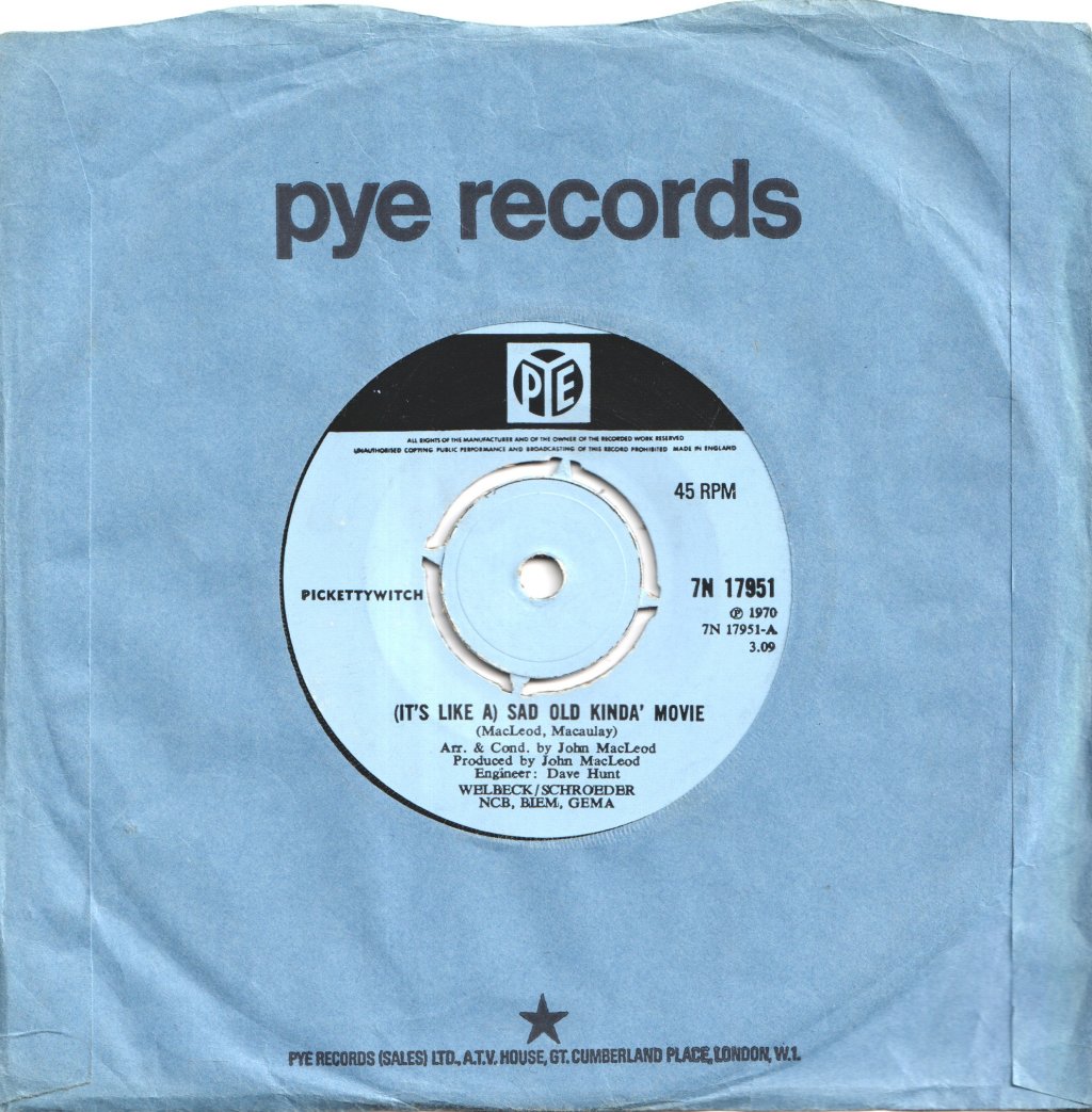 Pickettywitch - Sad Old Kinda' Movie - 7 Inch