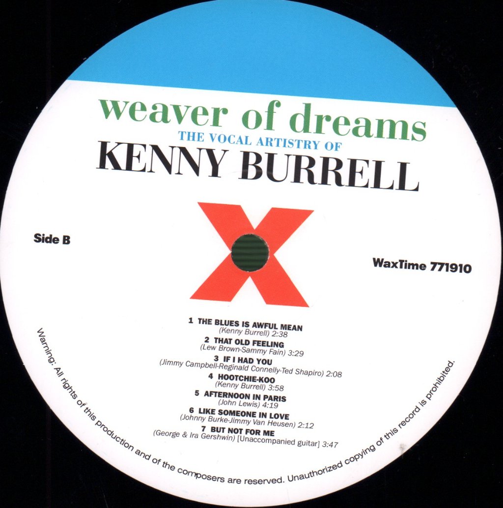 Kenny Burrell - Weaver Of Dreams - Lp