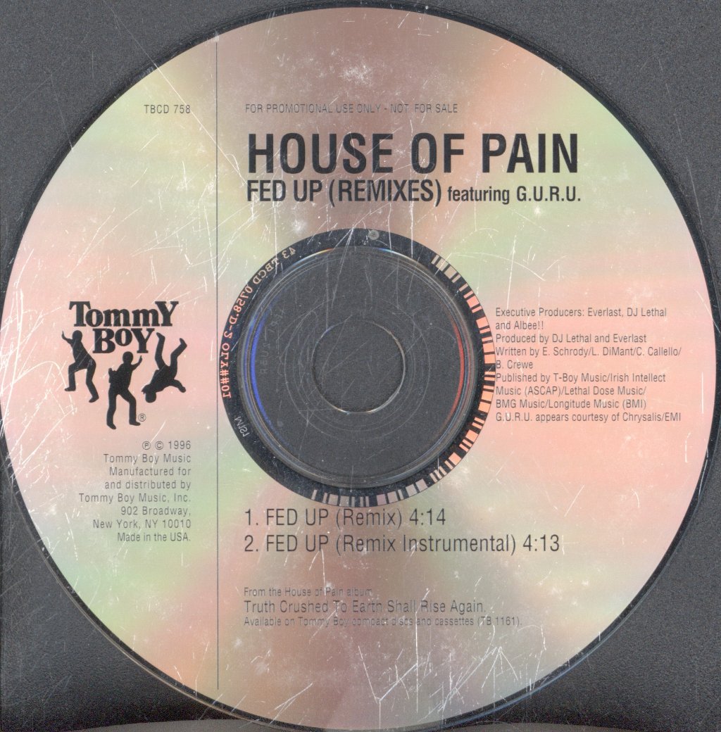 House Of Pain - Fed Up (Remixes) - Cd