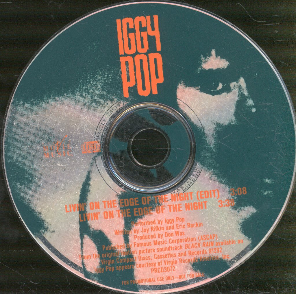 Iggy Pop - Livin' On The Edge Of The Night - Cd