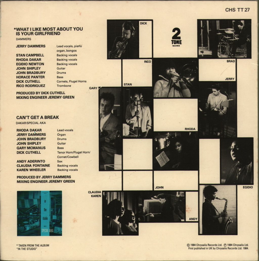 Special AKA - What I Like Most About You Is Your Girlfriend! - Double 7 Inch