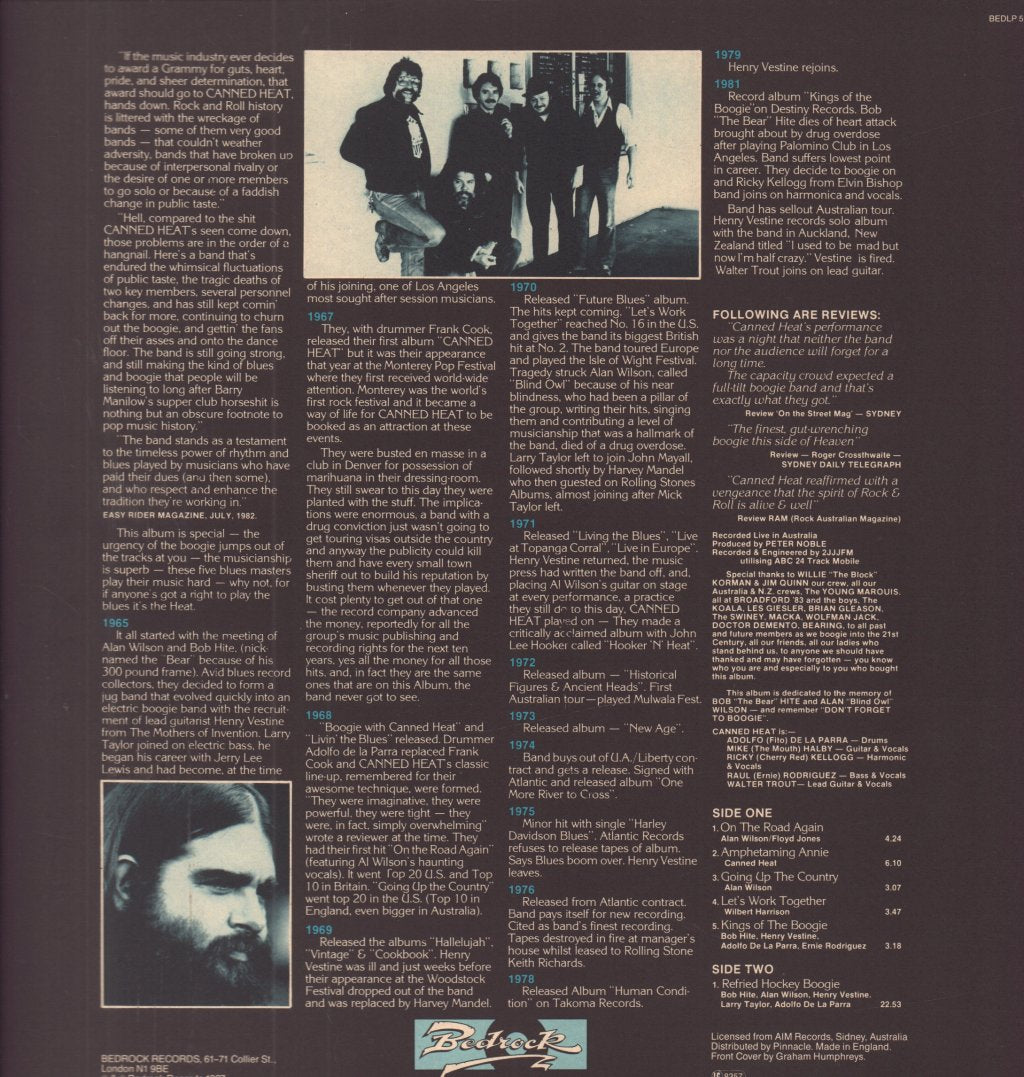 Canned Heat - Boogie Assault Greatest Hits Live - Lp