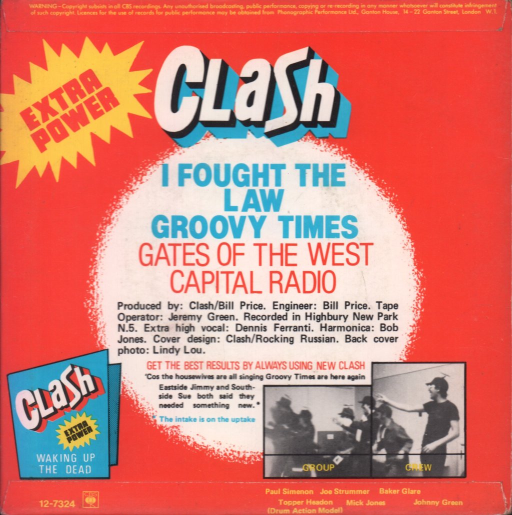 Clash - Cost Of Living Ep - 7 Inch