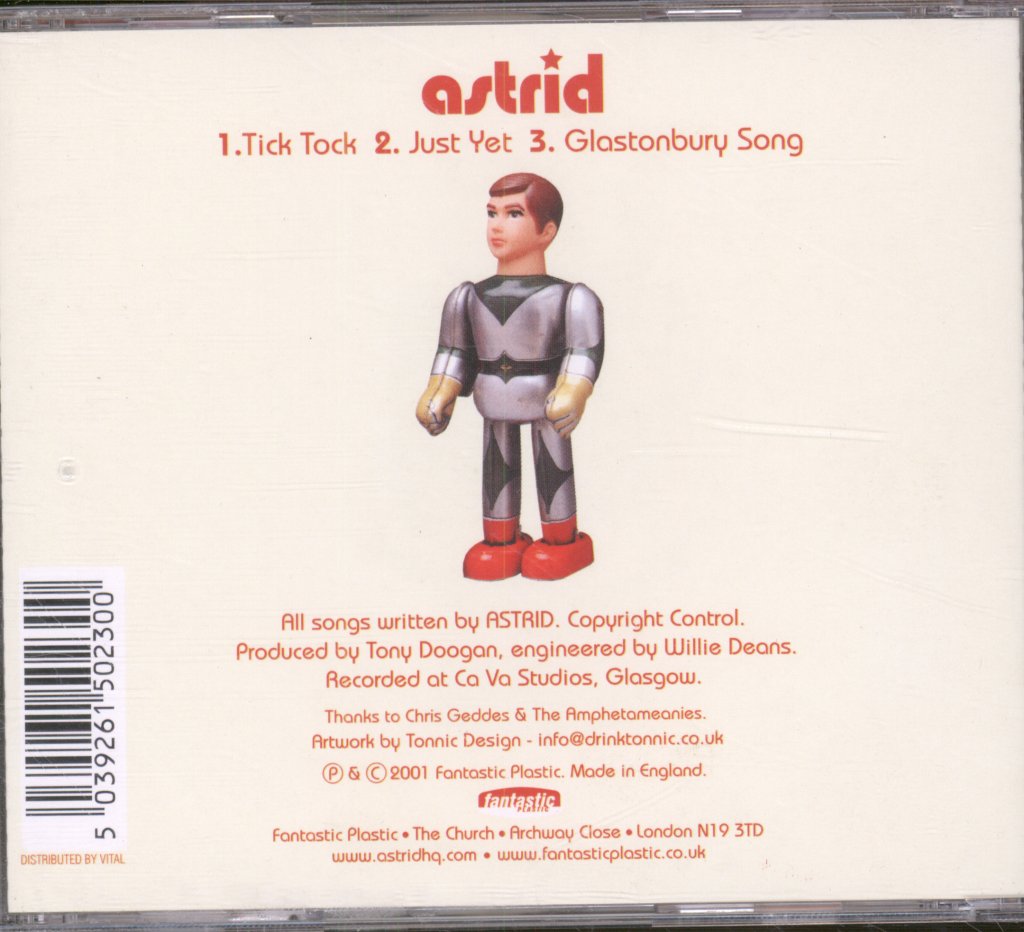 Astrid (Scottish Indie Group) - Tick Tock - Cd