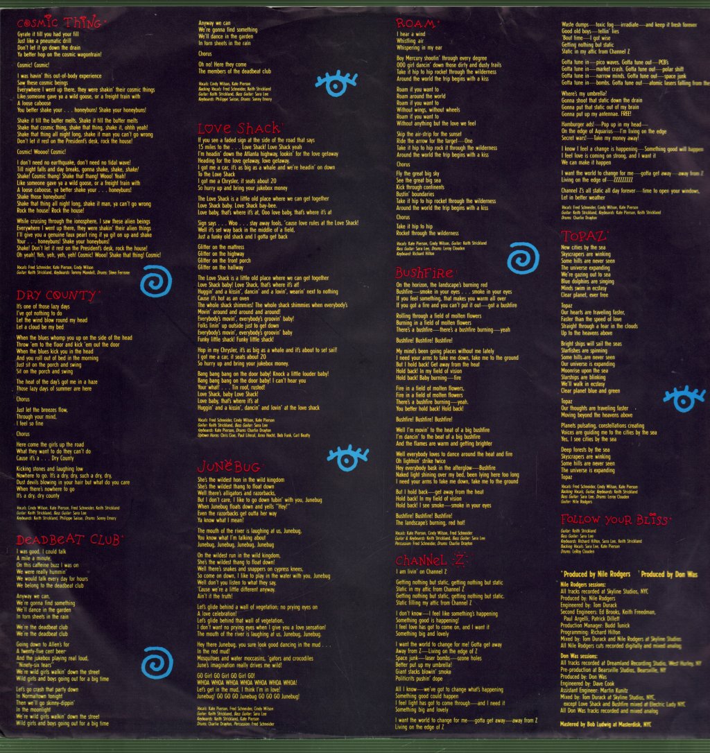 B-52's - Cosmic Thing - Lp