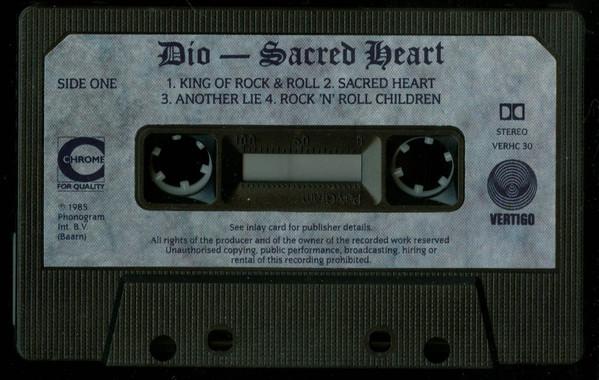 Dio - Sacred Heart - Cassette