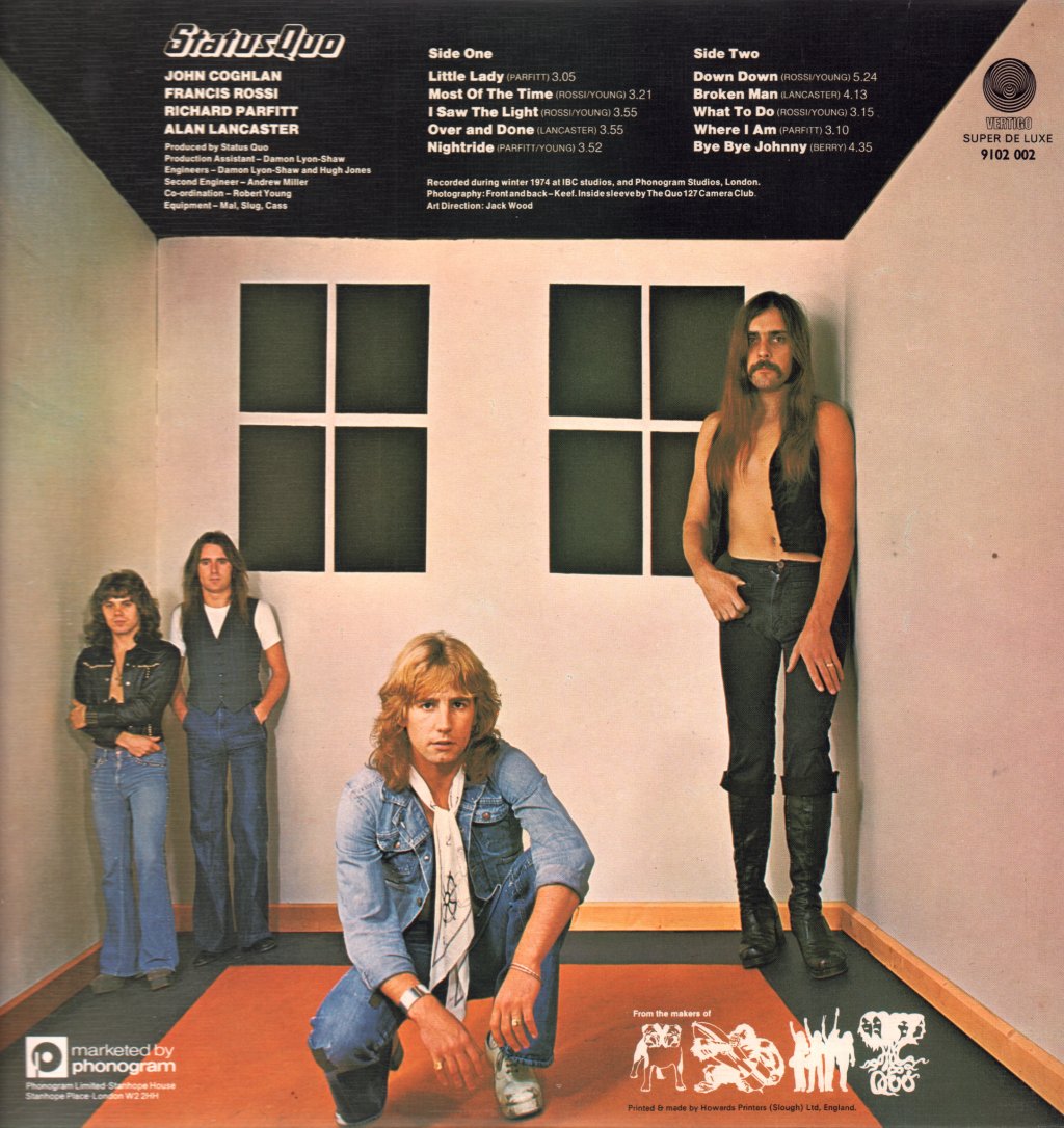 Status Quo - On The Level - Lp