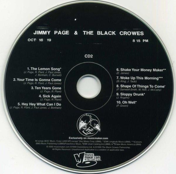Black Crowes - Live At The Greek - Excess All Areas - Double Cd