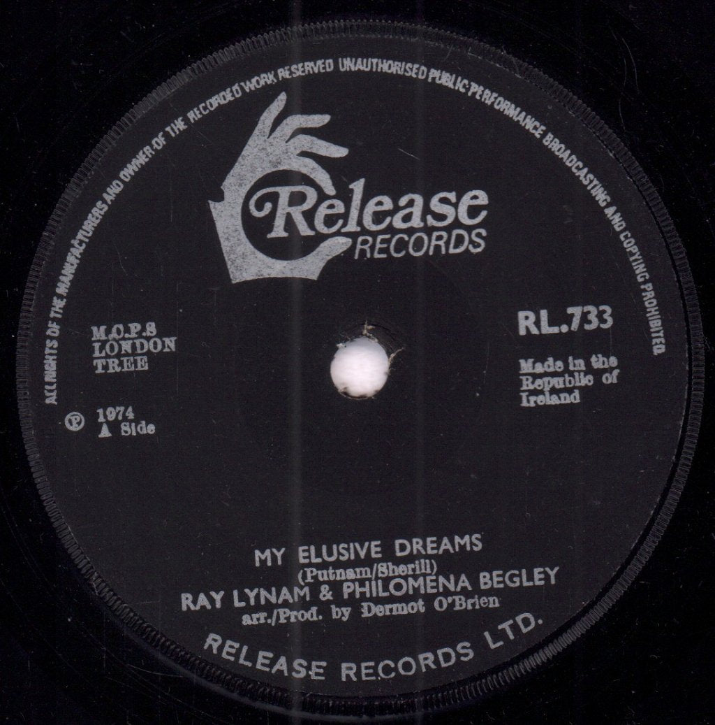 Ray Lynam And Philomena Begley - My Elusive Dreams - 7 Inch