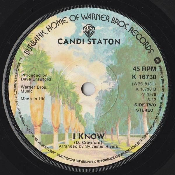 Candi Staton - Young Hearts Run Free - 7 Inch