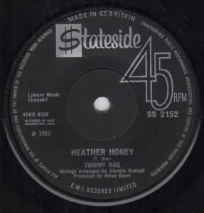 Tommy Roe - Heather Honey - 7 Inch