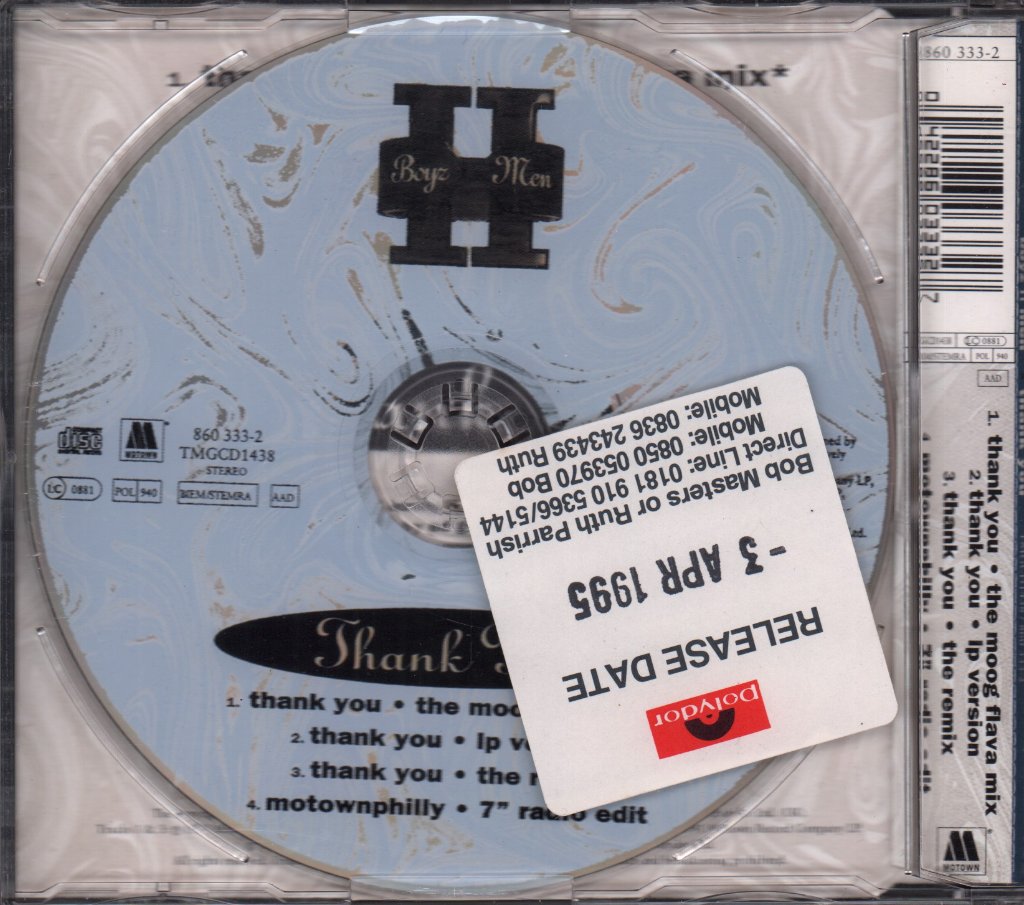 Boyz II Men - Thank You - Cd