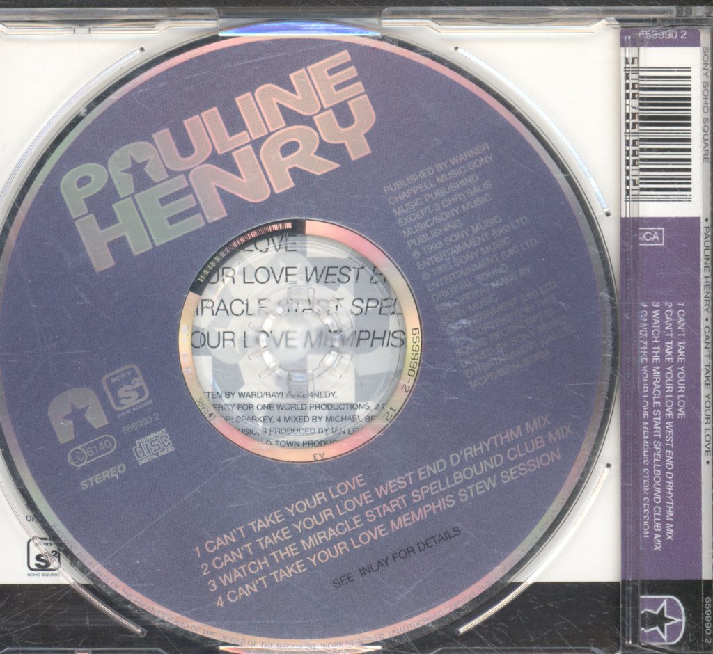 Pauline Henry - Can't Take Your Love - Cd