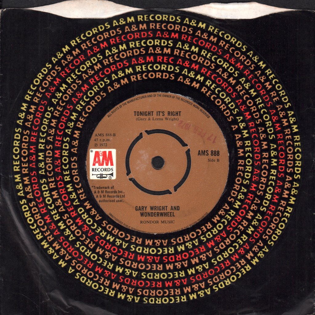 Gary Wright And Wonderwheel - I Know - 7 Inch