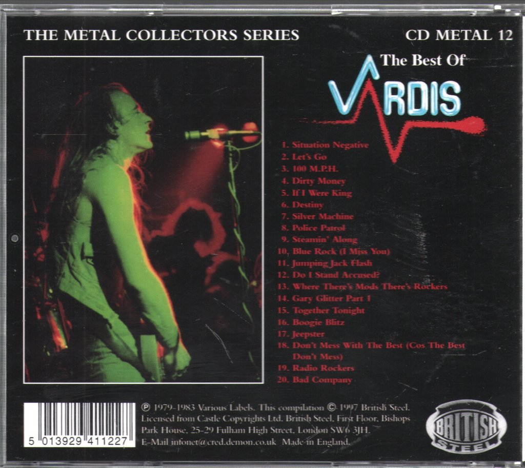 Vardis - Best Of Vardis - Cd