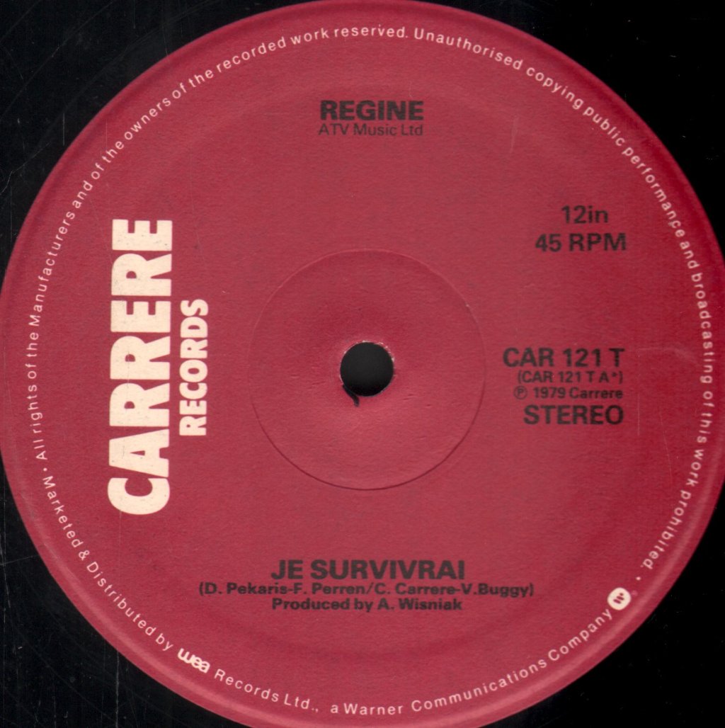 Regine - Je Survivrai - 12 Inch