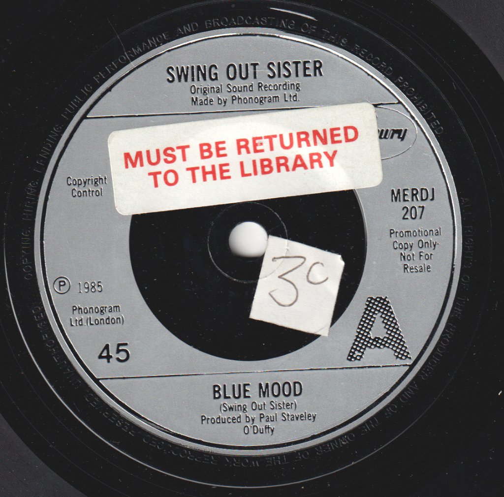 Swing Out Sister - Blue Mood - 7 Inch