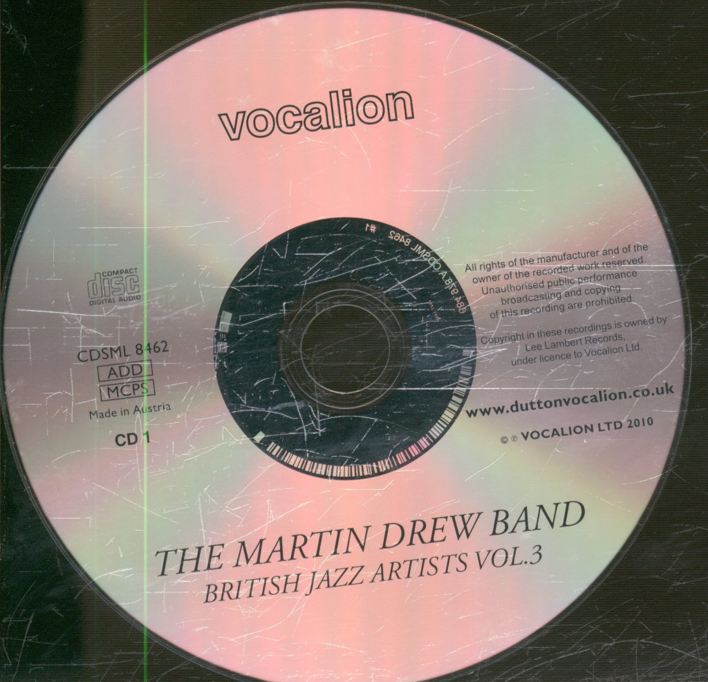 Martin Drew Band / Tony Lee - British Jazz Artists Vol. 3 / Street Of Dreams - Double Cd