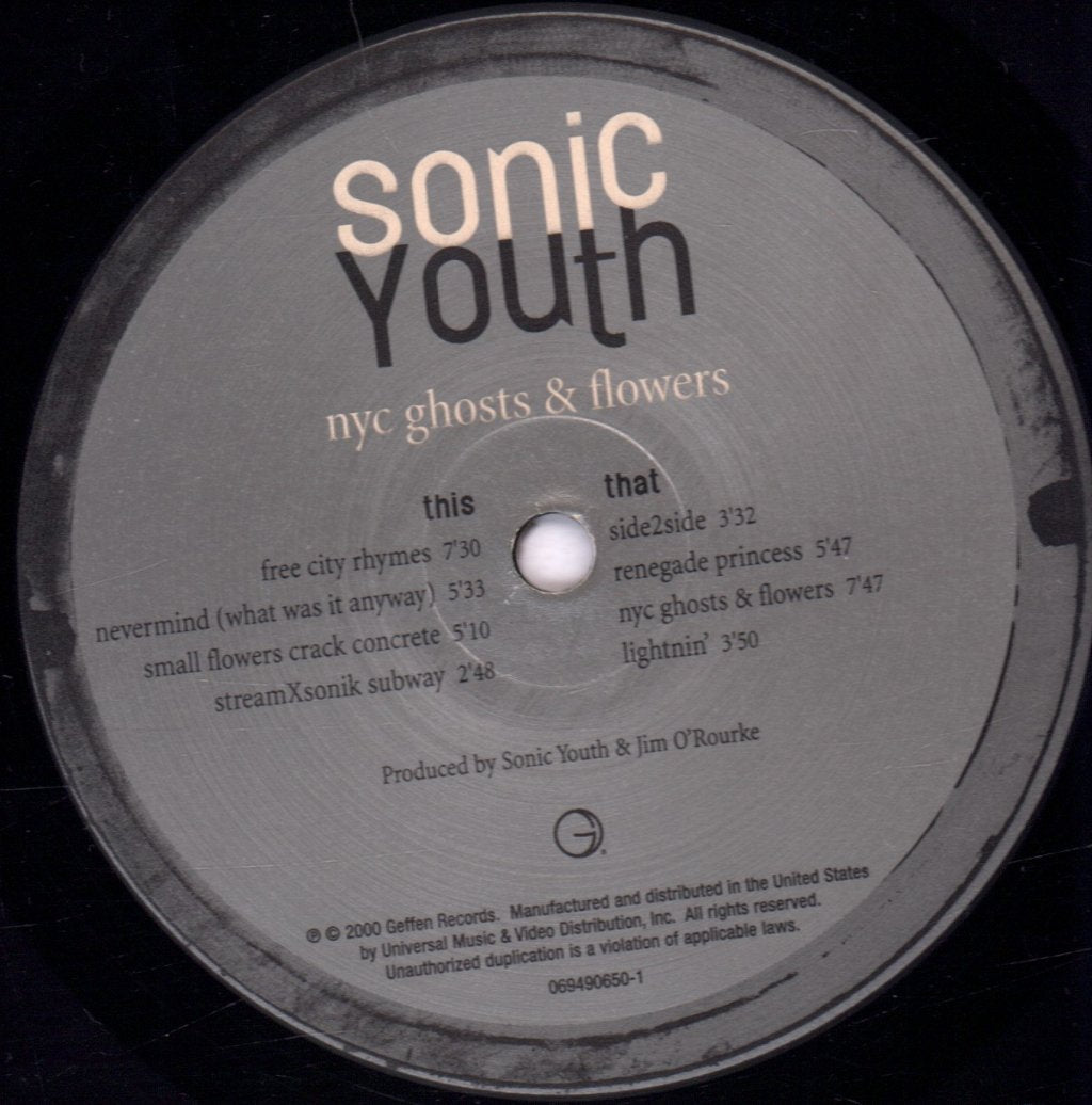 Sonic Youth - Nyc Ghosts And Flowers - Lp