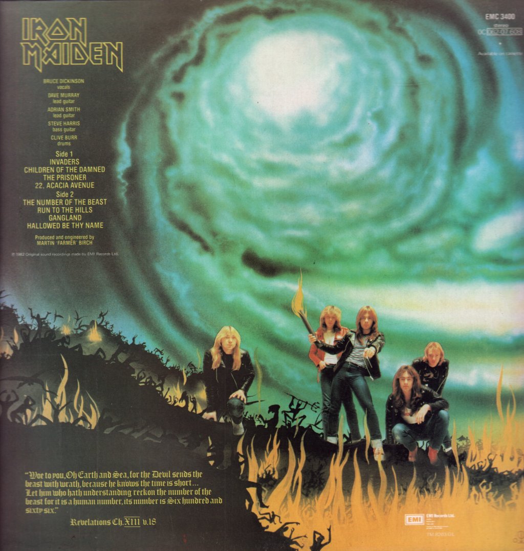 Iron Maiden - Number Of The Beast - Lp