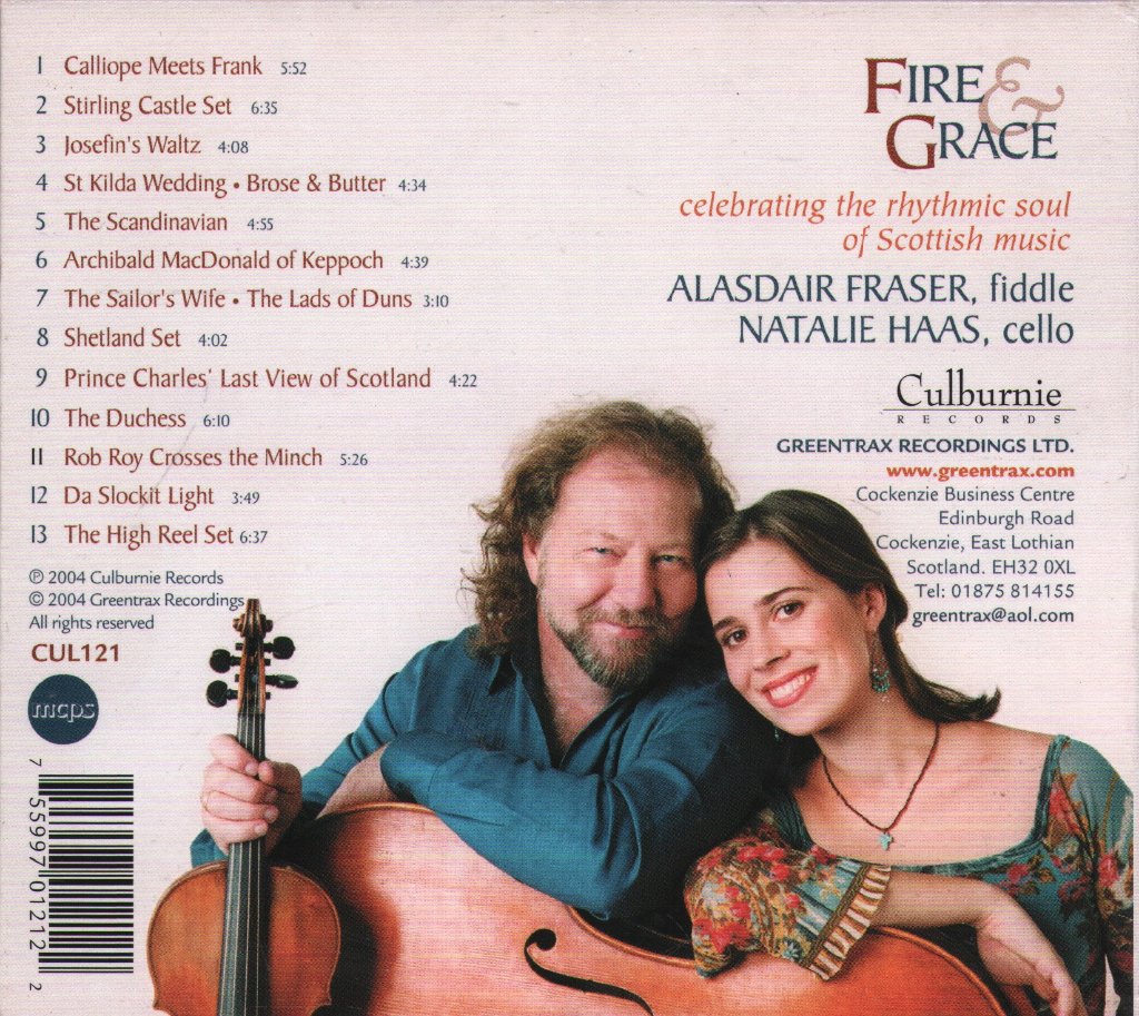 Alasdair Fraser & Natalie Haas - Fire & Grace - Cd