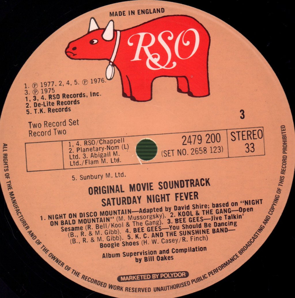Various Artists - Saturday Night Fever (Original Movie Soundtrack) - Double Lp