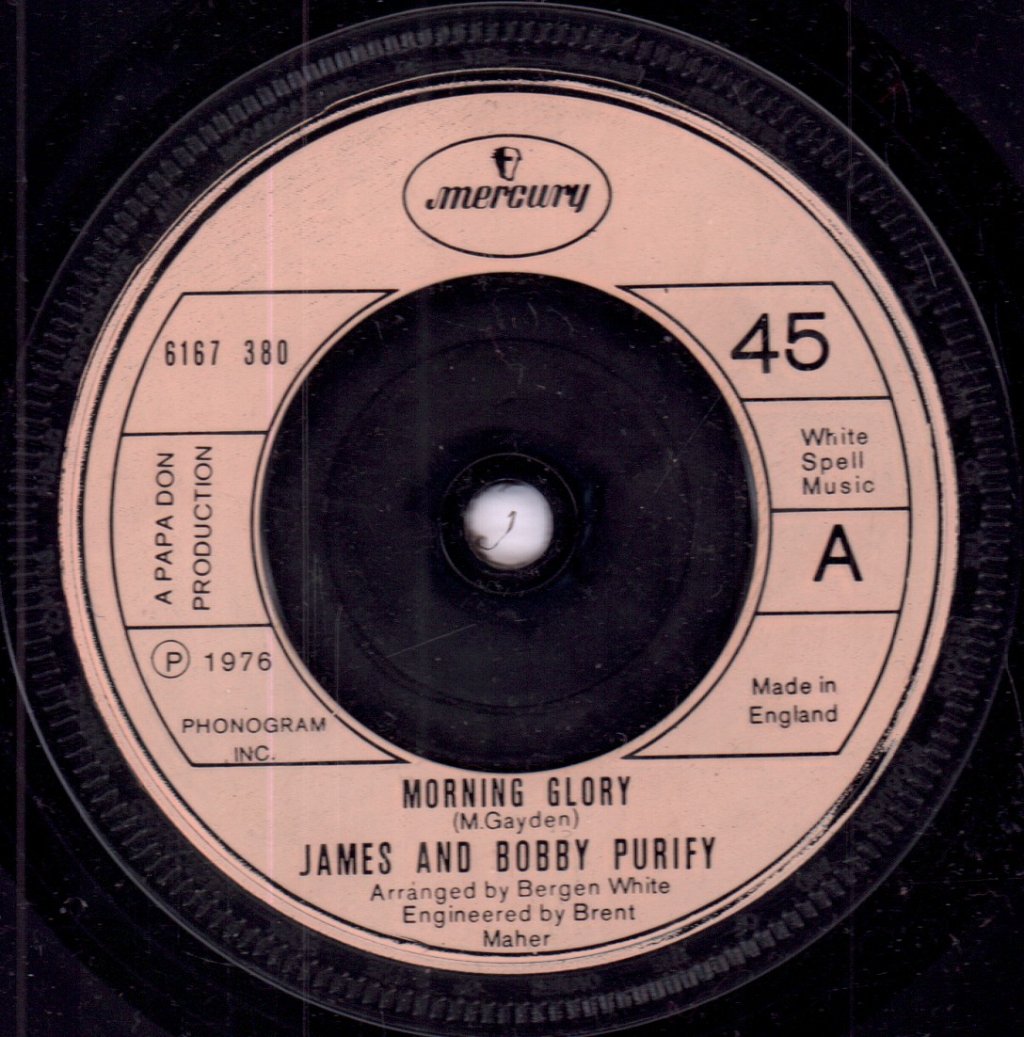 James And Bobby Purify - Morning Glory - 7 Inch