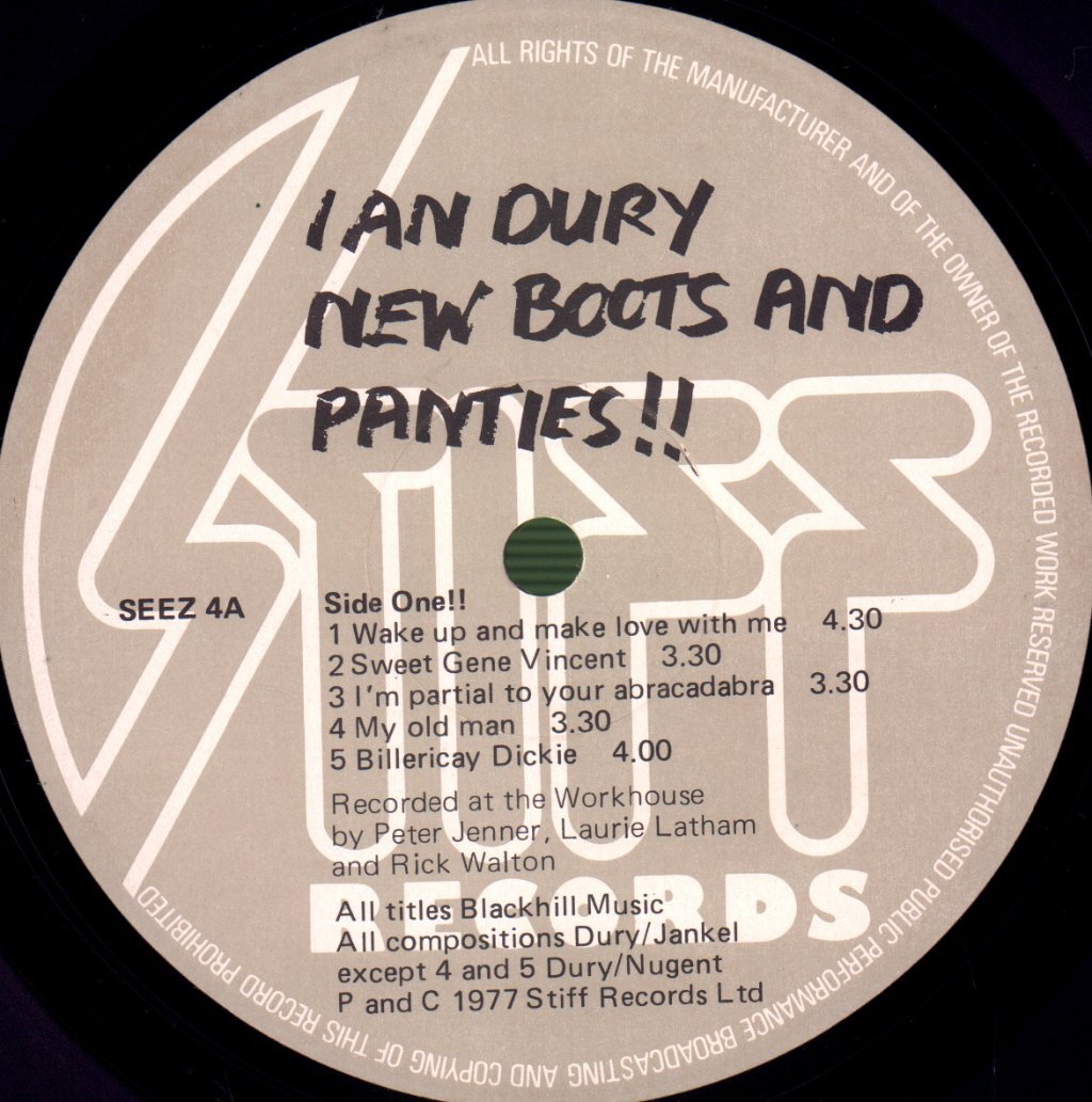 Ian Dury And The Blockheads - New Boots And Panties - Lp