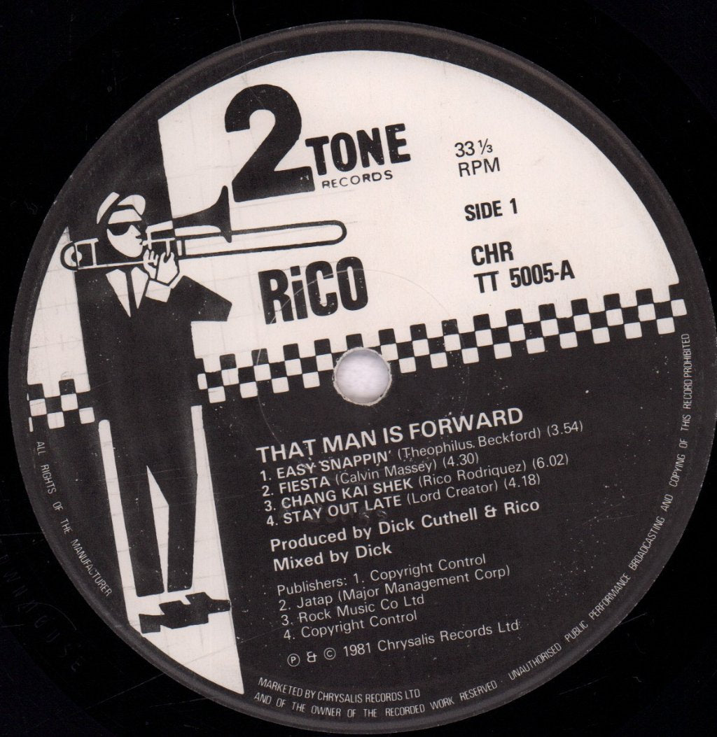 Rico (Ska Artist) - That Man Is Forward - Lp