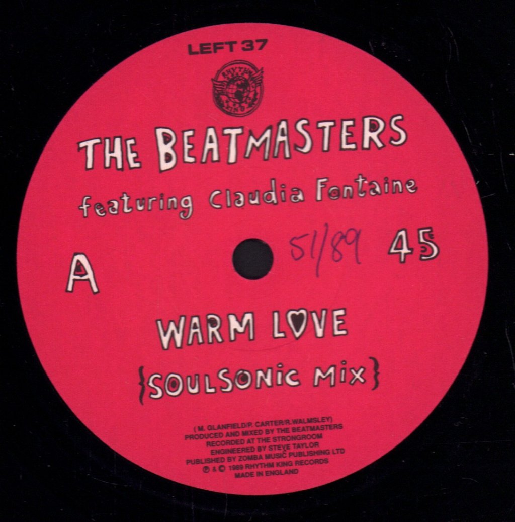 Beatmasters Featuring Claudia Fontaine - Warm Love - 7 Inch