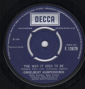 Engelbert Humperdinck - Way It Used To Be - 7 Inch