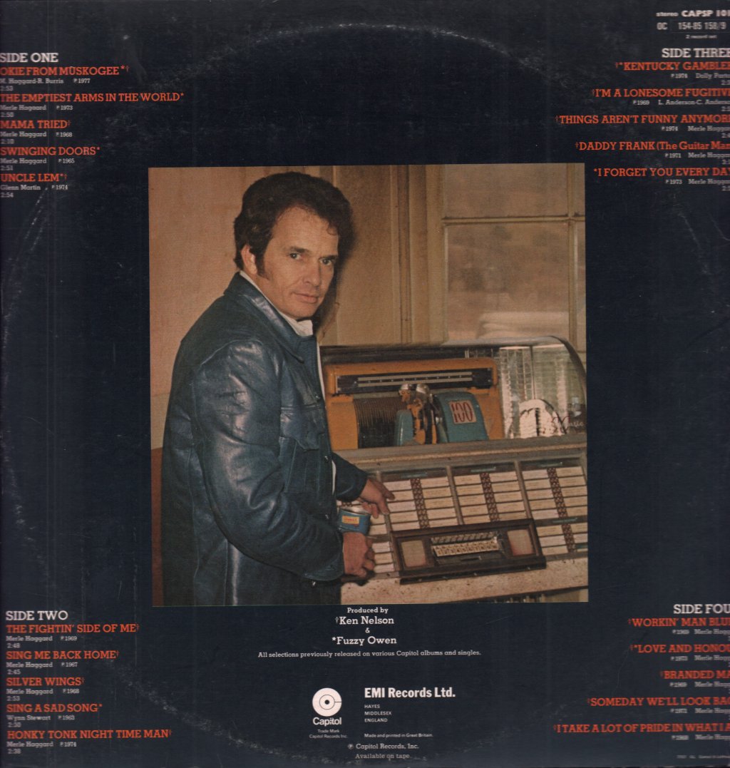 Merle Haggard And The Strangers - Songs I'll Always Sing - Double Lp