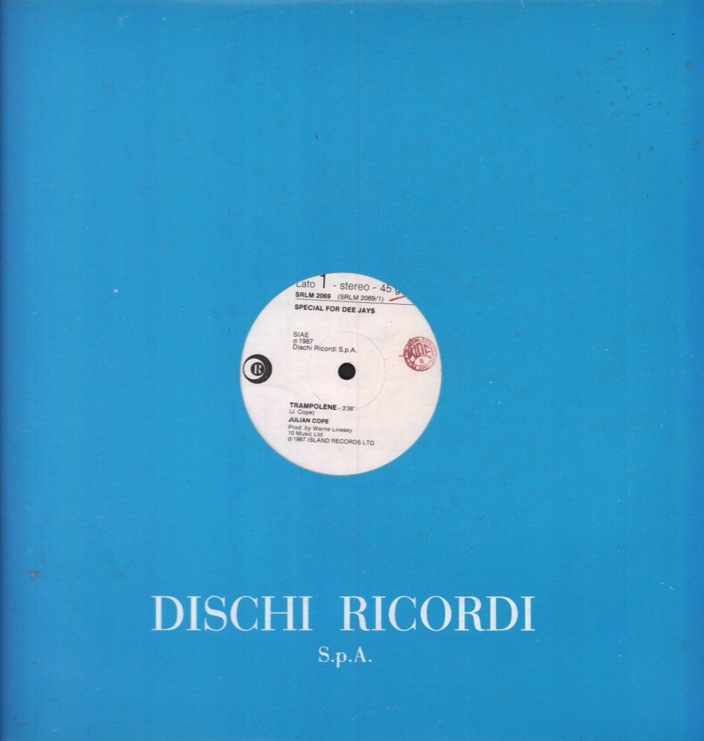 Julian Cope/Christians/Millie Scott - Trampolene/Forgotten Town/Ev'ry Little Bit - 12 Inch