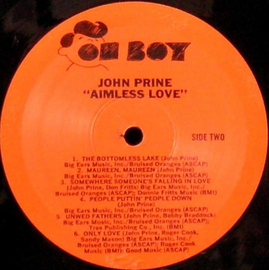 John Prine - Aimless Love - Lp