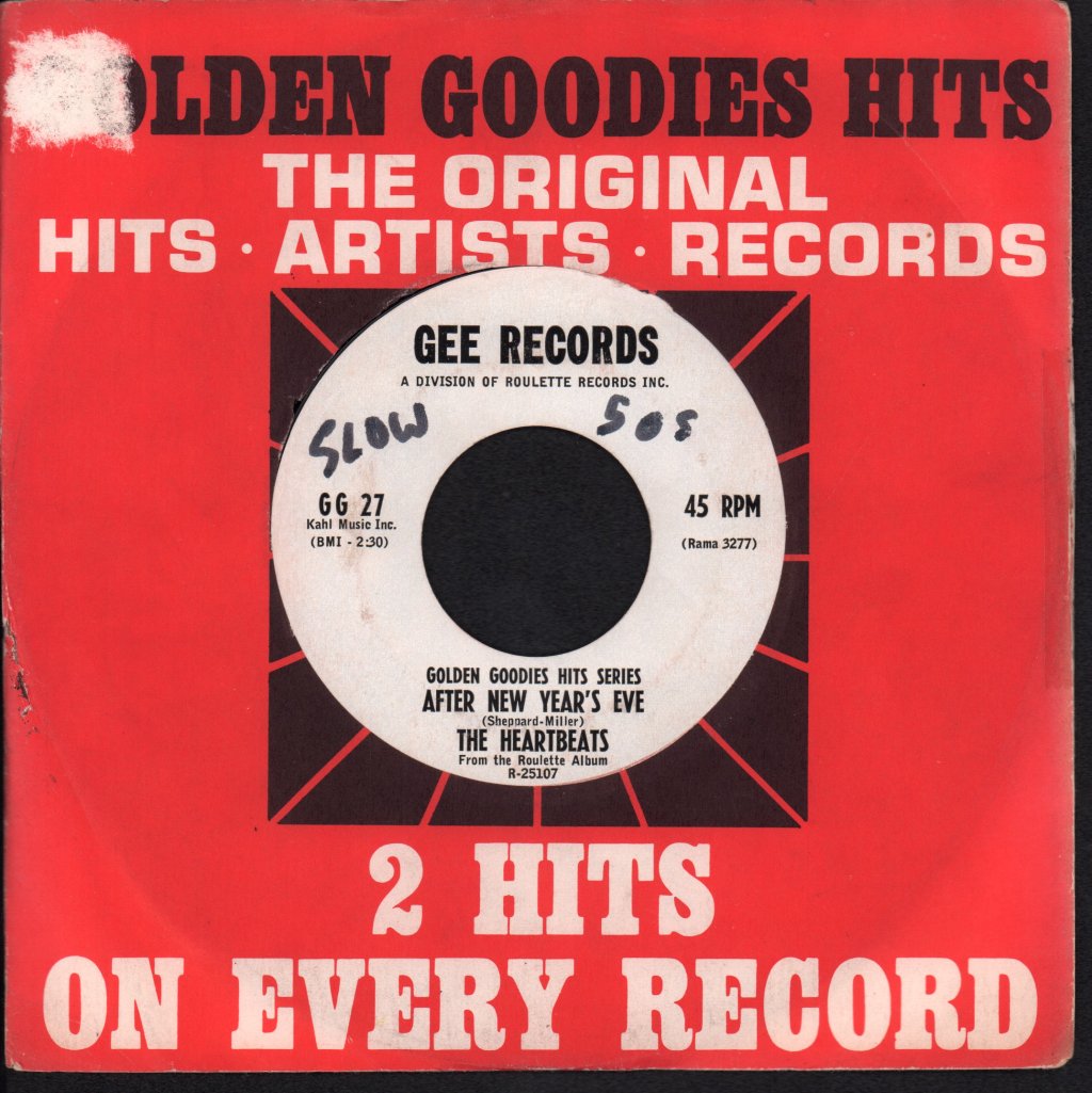 heartbeats (doo wop group) - After New Year's Eve - 7 Inch