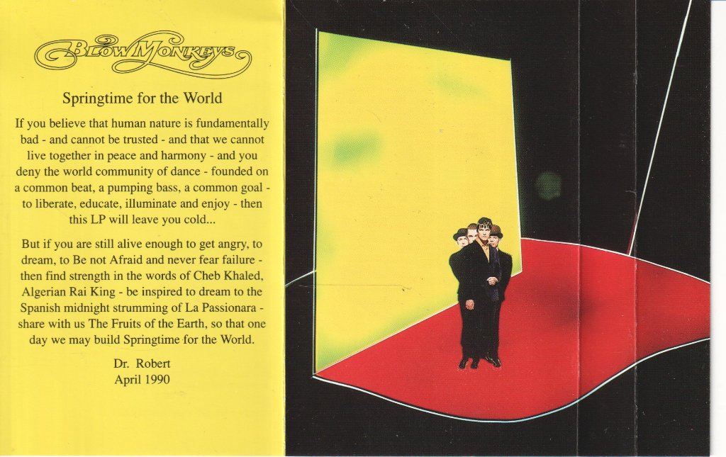 Blow Monkeys - Springtime For The World - Cassette