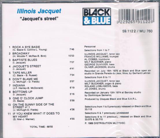 Illinois Jacquet - Jacquet's Street - Cd