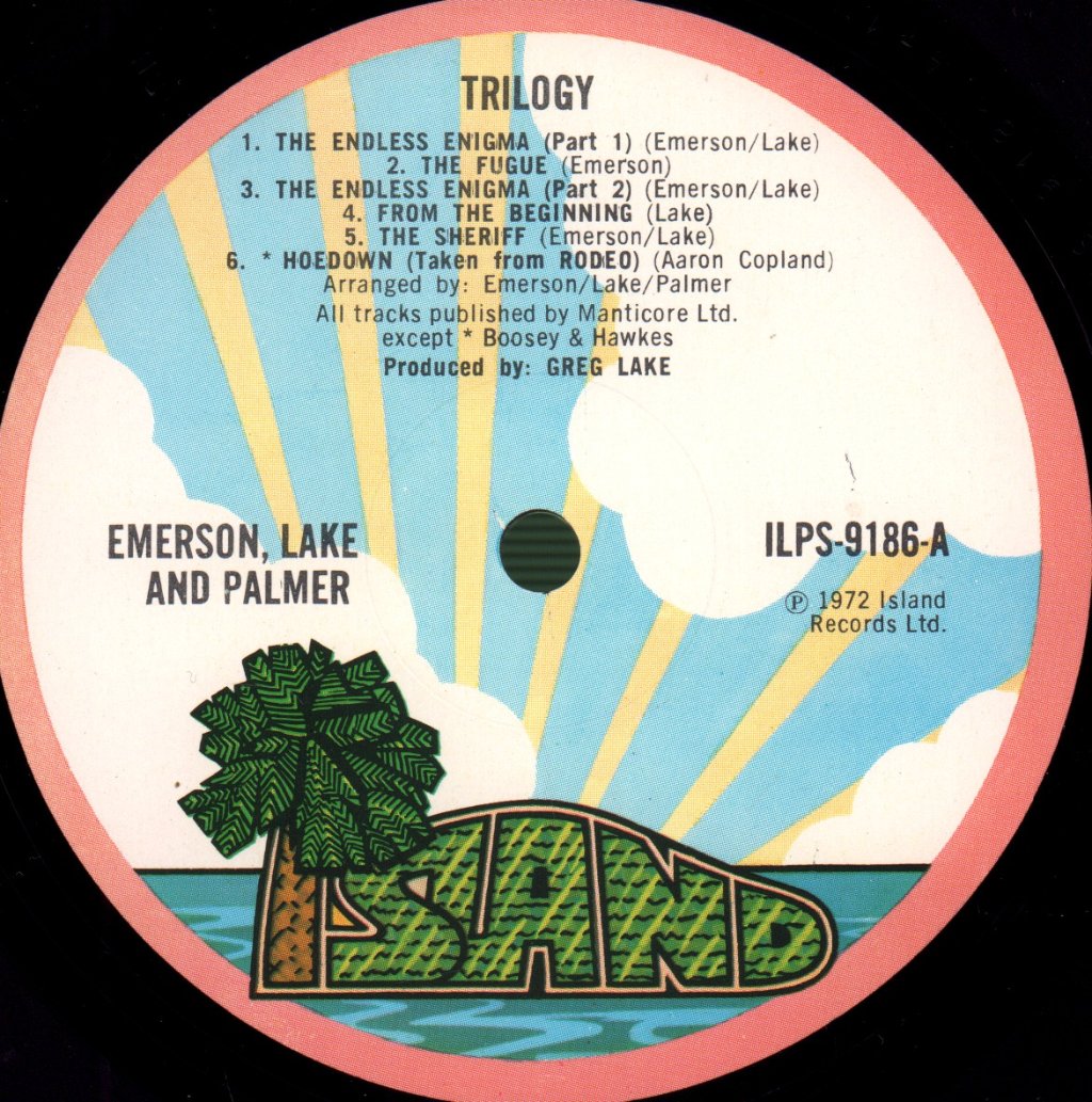 Emerson Lake And Palmer - Trilogy - Lp